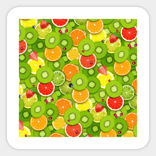 Summer Fruits 2 Sticker by B&K